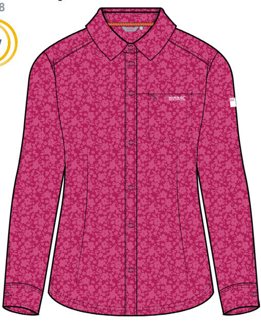 Regatta WmnTrvlPackawayLS RWS168/I26