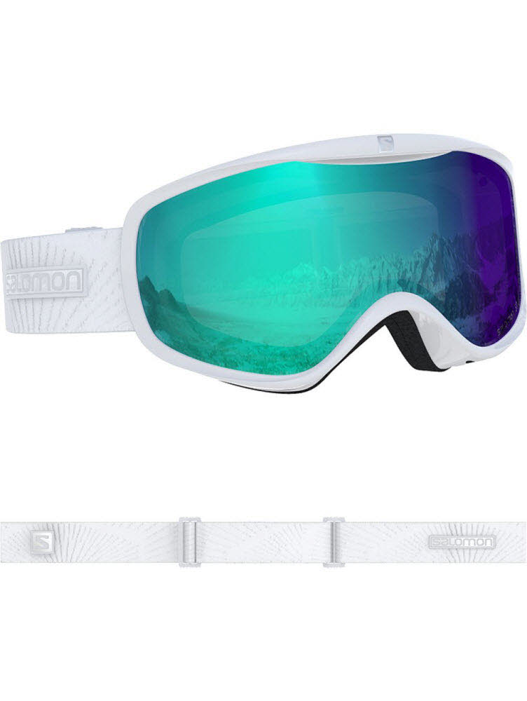 Salomon Skibrille XV Photo white/aw blue L47425600/000